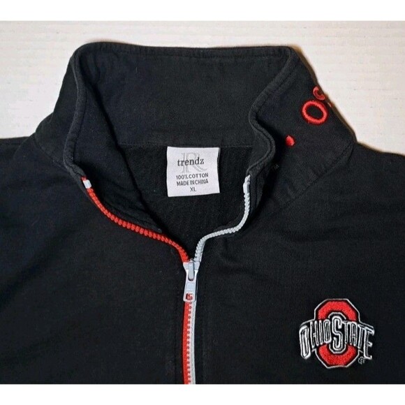 Ohio State Buckeyes XL Trendz Full Zip Fleece Vest OSU Football Fan Gear Outdoor - Picture 3 of 6